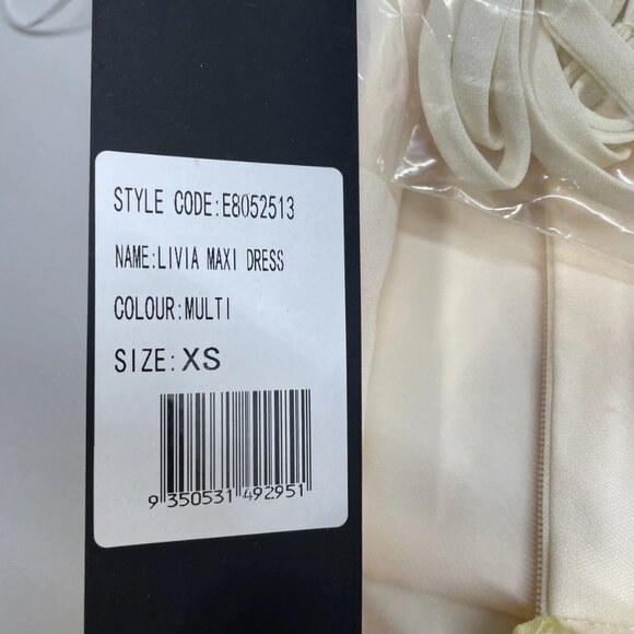 Elliatt Women’s Livia Strapless Maxi Dress – Multi – Size XS - Picture 8 of 9